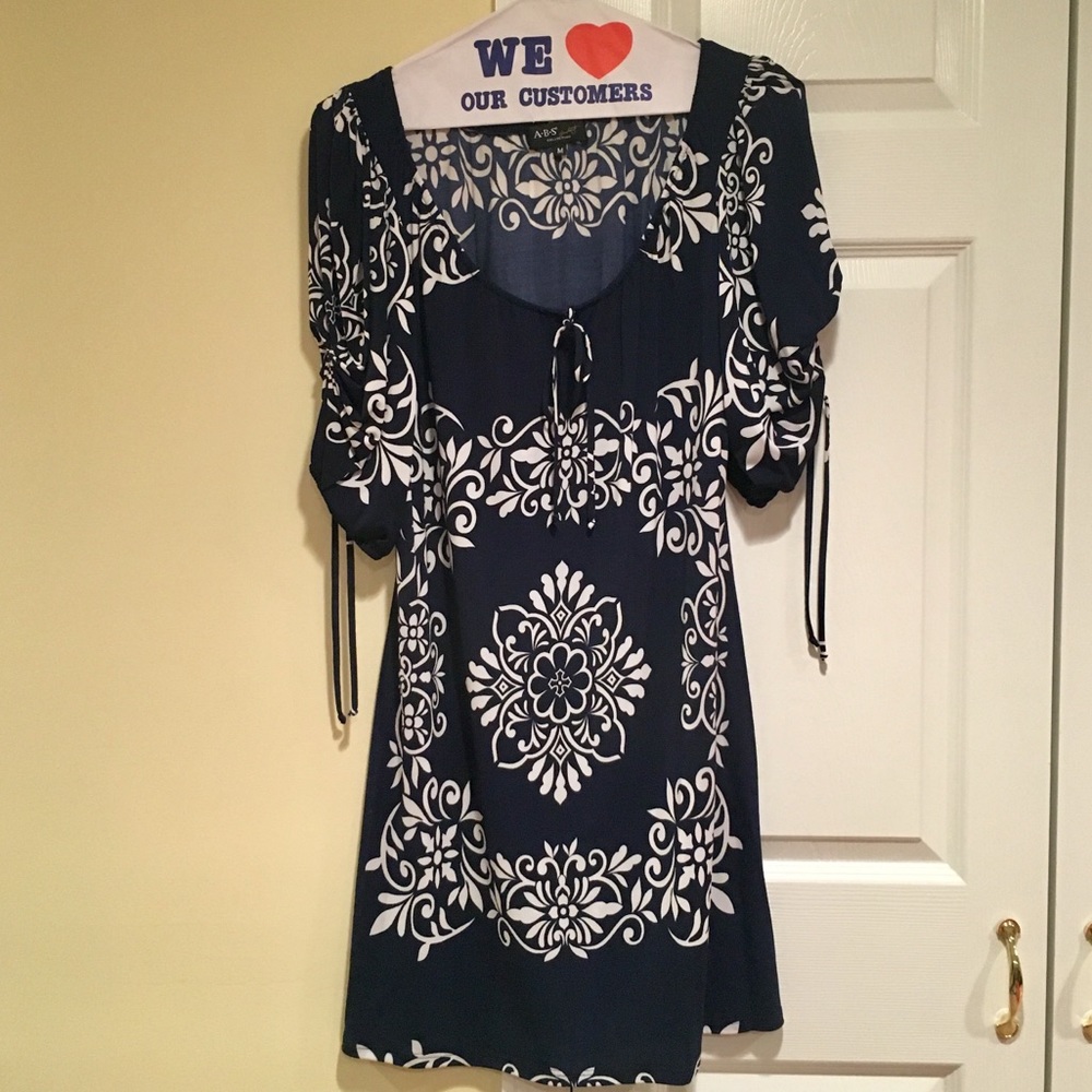 ABS Navy Dress